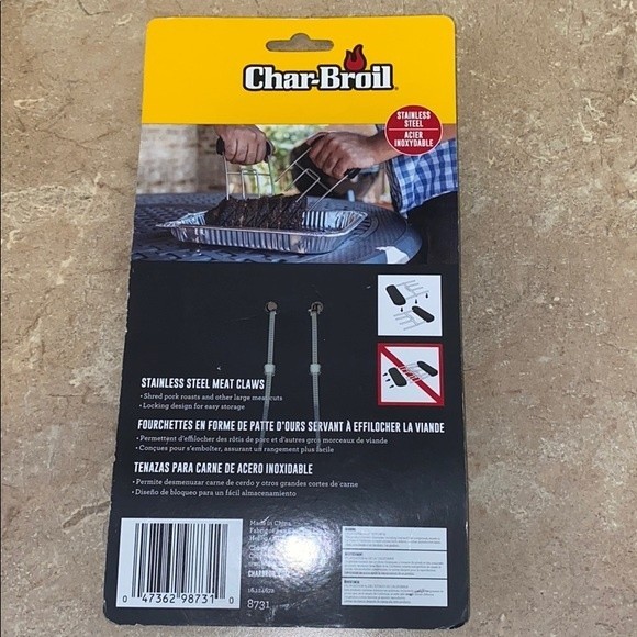 Char-Broil Stainless Steel Meat Claws - Picture 2 of 2